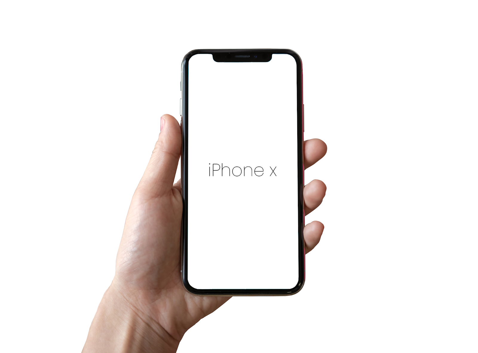 Select the smart object layer in the psd . Iphone X With Hand Psd Template Free Download