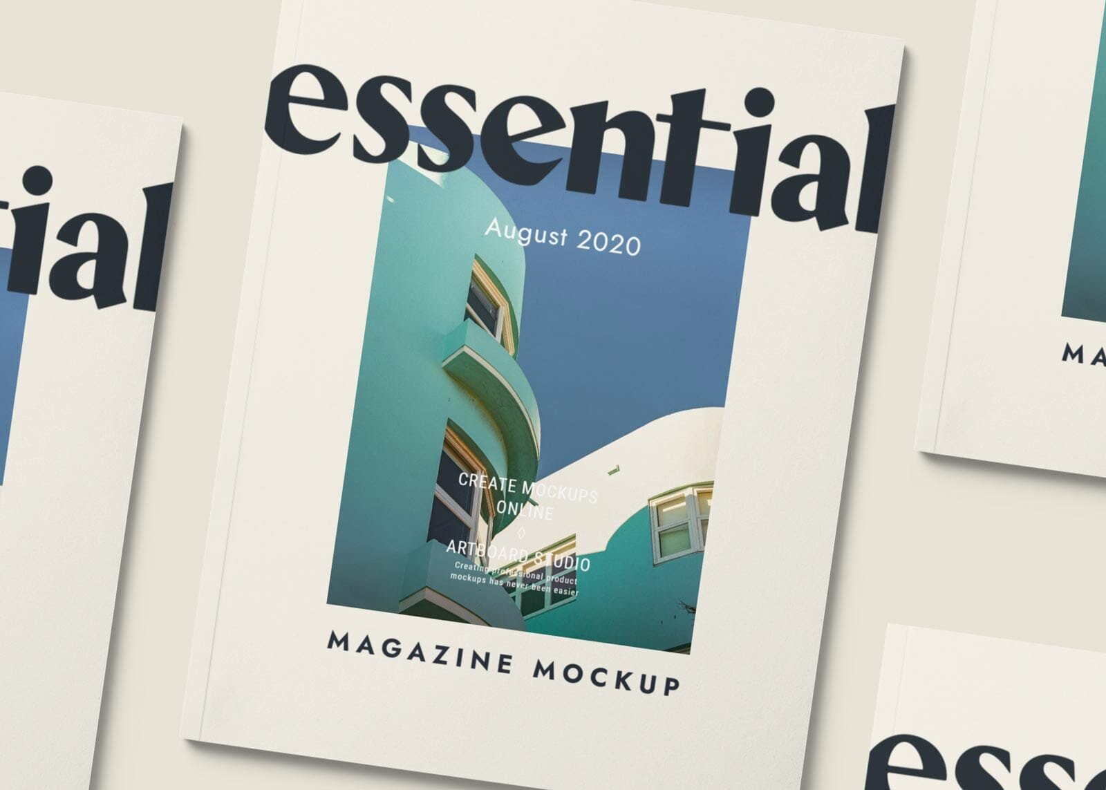 Free magazine & book mockup to present your cover design in a photorealistic look. Magazine Cover Mockup Template