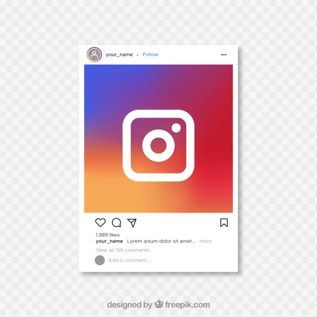 Picture Use this mockup template featuring an instagram post layout . 70 Free Instagram Mockup Templates Post Story Feed Ad Page Live Grid
