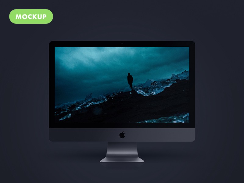 It features an imac with magic mouse and magic keyboard on a clean and minimalist . Free Imac Mockups Psd Sketch December 2021 Ux Planet