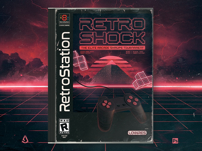 22+ Download Game Cover Mockup&nbsp;Psd