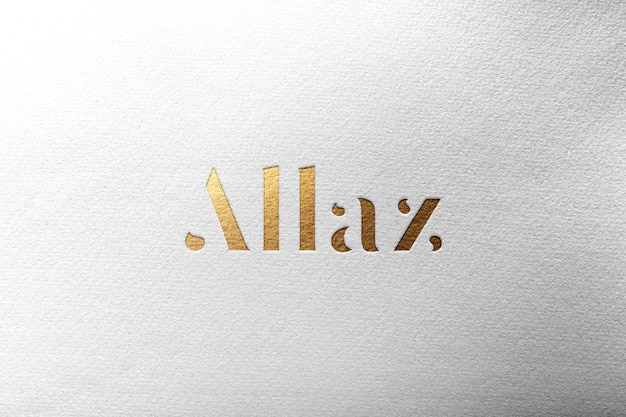 43+ Download Gold Logo Mockup&nbsp;Psd