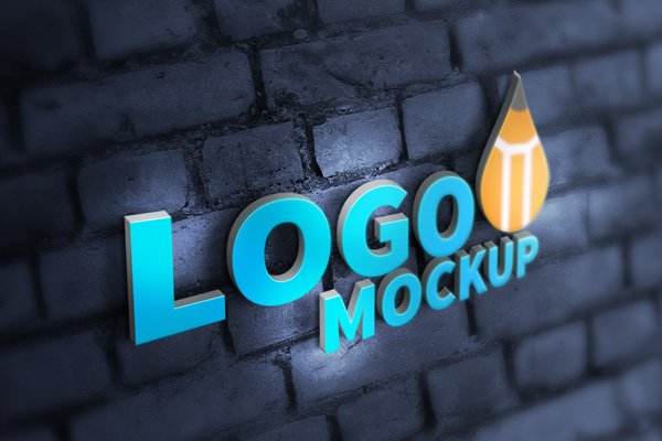 21+ Download 3D Logo Mockup Photoshop&nbsp;Psd