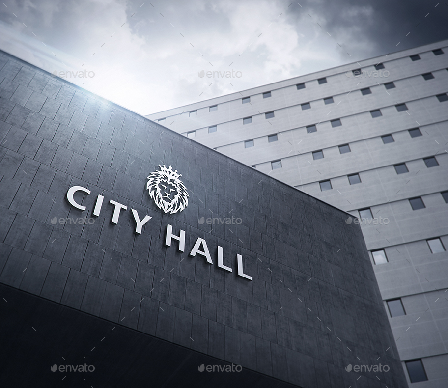 14+ Download Facade Logo Mockup&nbsp;Psd