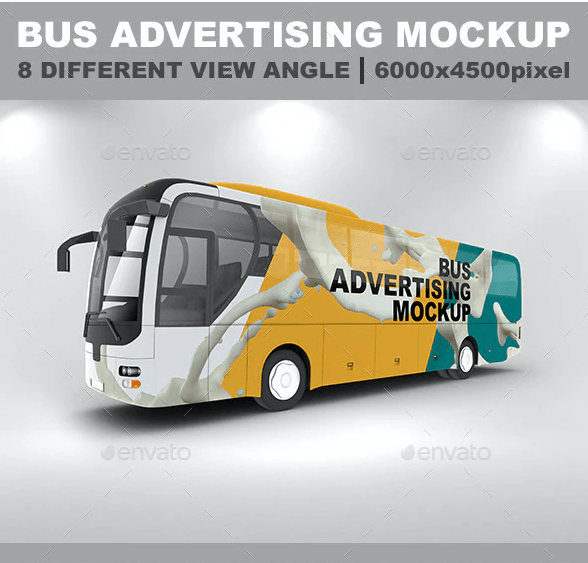48+ Download Bus Mockup Psd&nbsp;Free