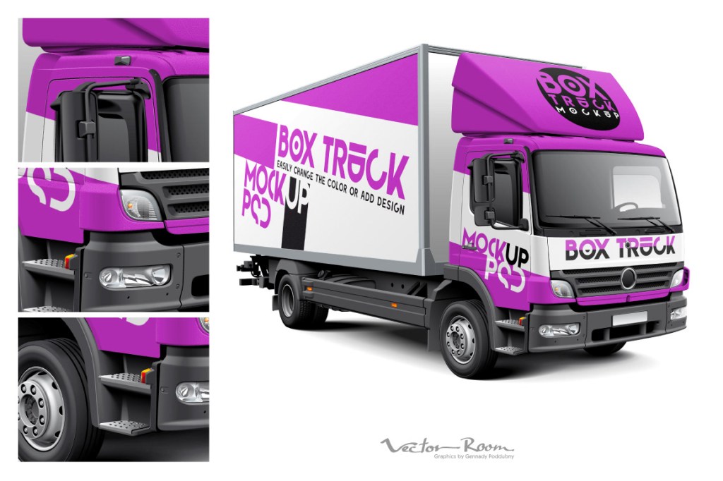 33+ Download Truck Mockup Psd&nbsp;Free