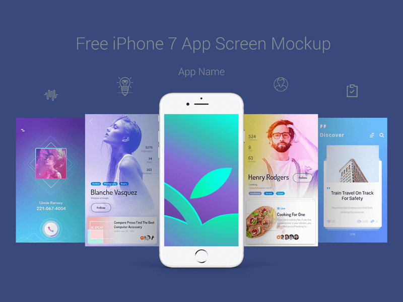 36+ Download Iphone 7 Psd Mockup&nbsp;Free
